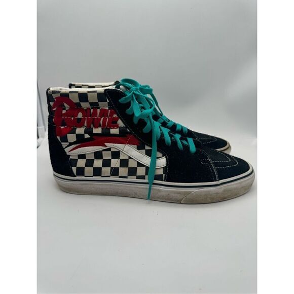 Vans‎ Men's Sk8-Hi Vans x David Bowie Limited Edition Suede / Canvas Sneaker - Picture 1 of 6